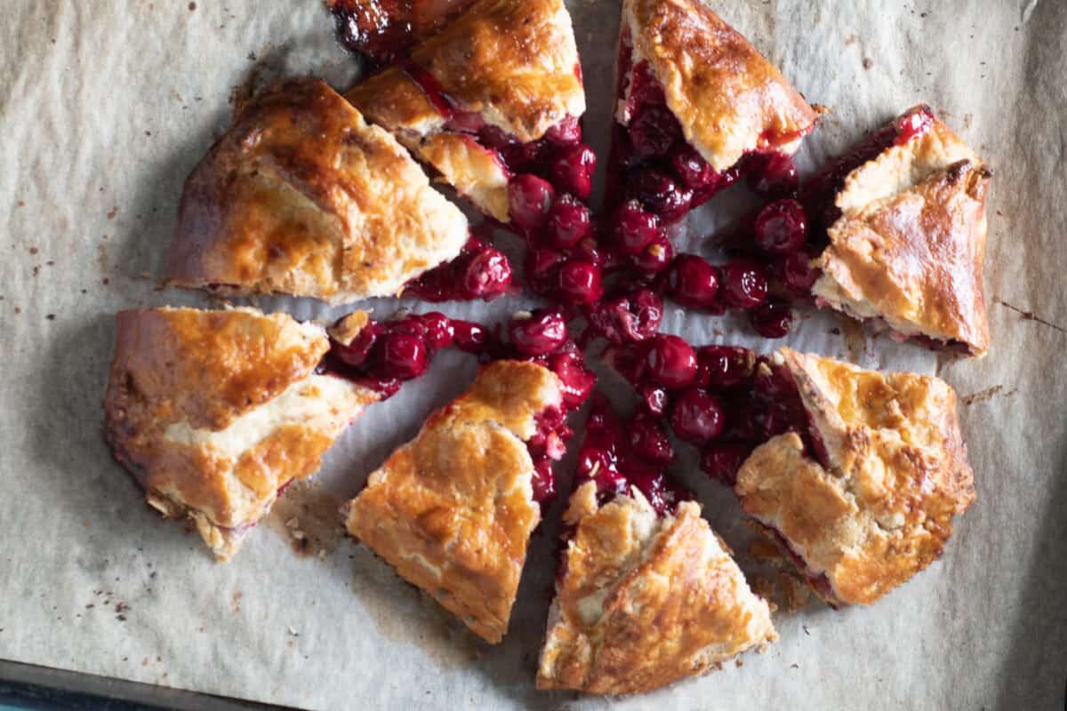 Cherry and dark chocolate buns